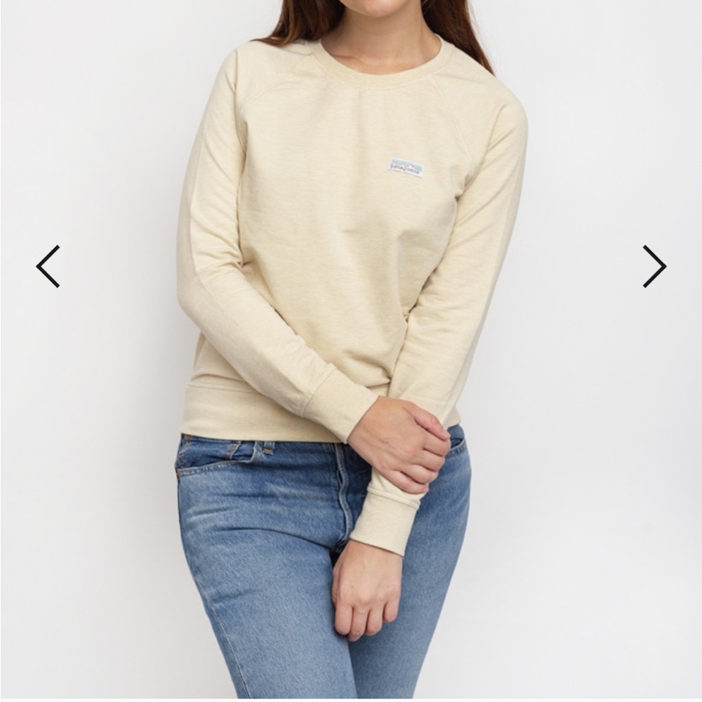 Patagonia Cream Crew Neck Sweatshirt